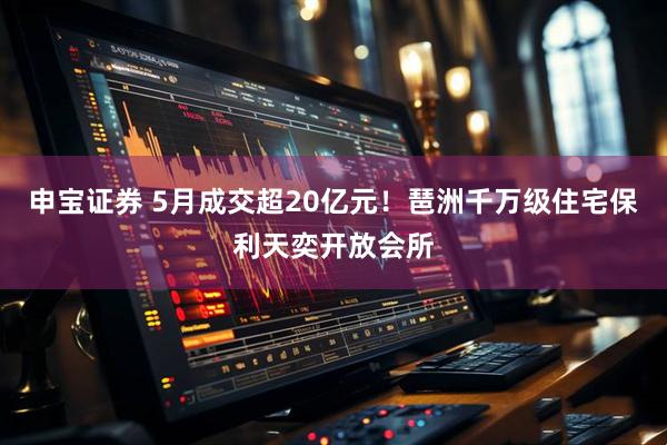 申宝证券 5月成交超20亿元！琶洲千万级住宅保利天奕开放会所